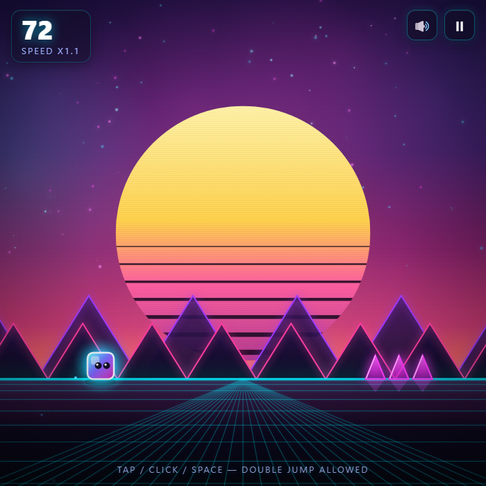 Cube Dash gameplay screenshot