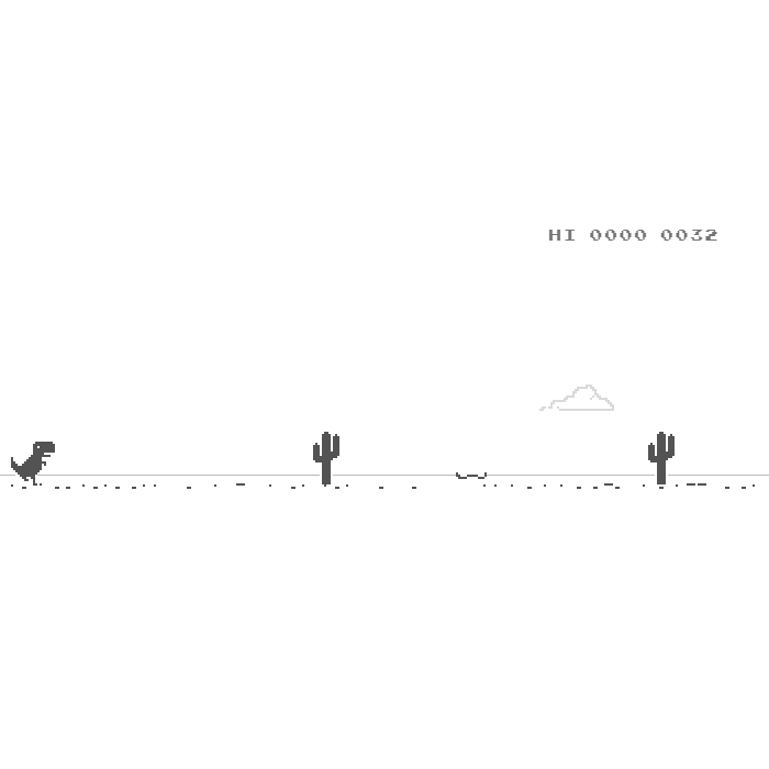 Dino Runner gameplay screenshot