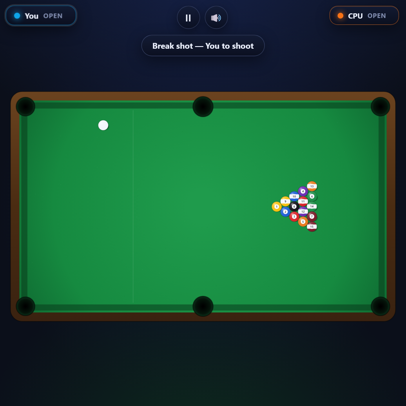Pool Blitz gameplay screenshot