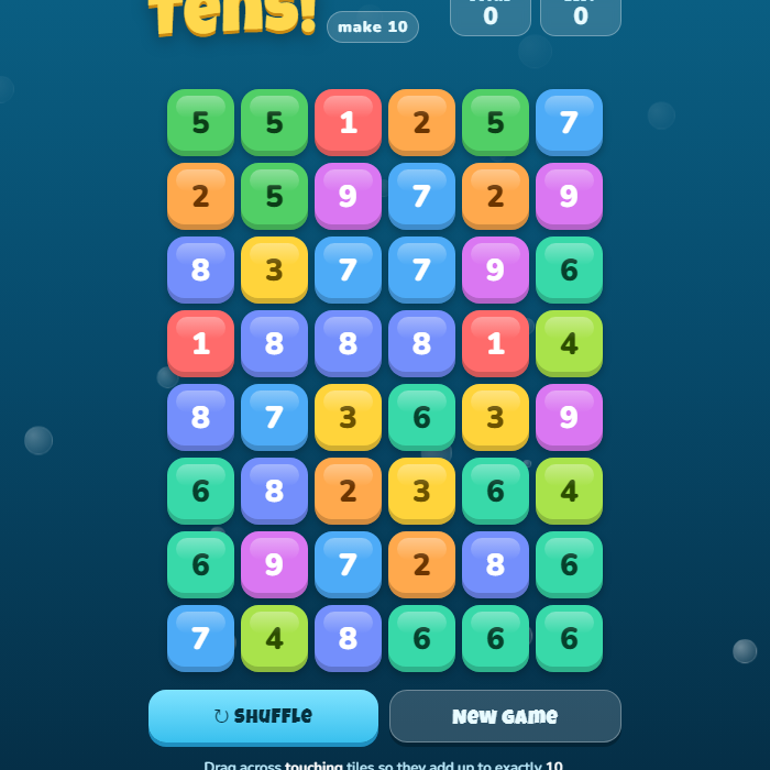 Tens! gameplay screenshot