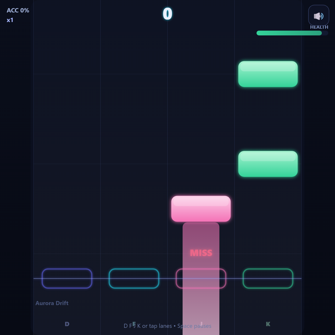 Tile Rhythm gameplay screenshot