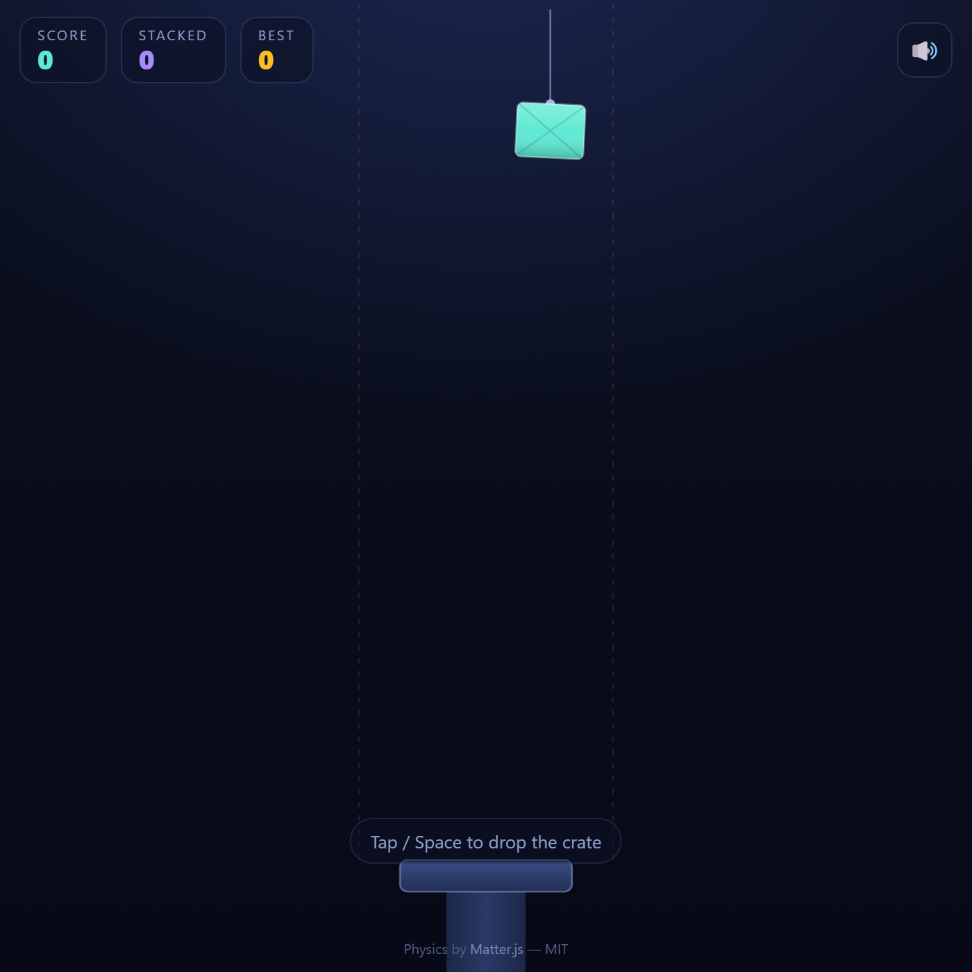 Wobble Tower gameplay screenshot