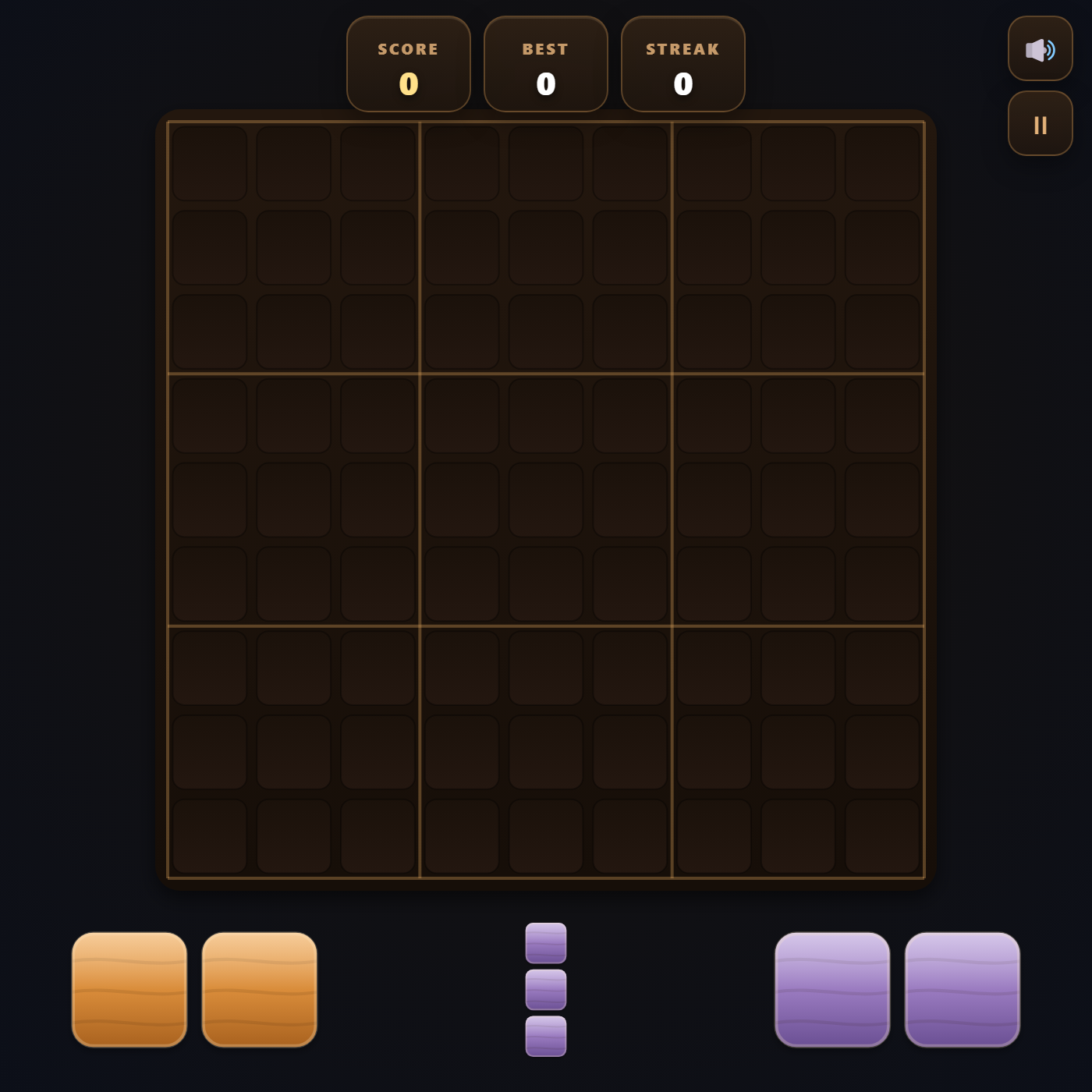 Wood Block Sudoku gameplay screenshot